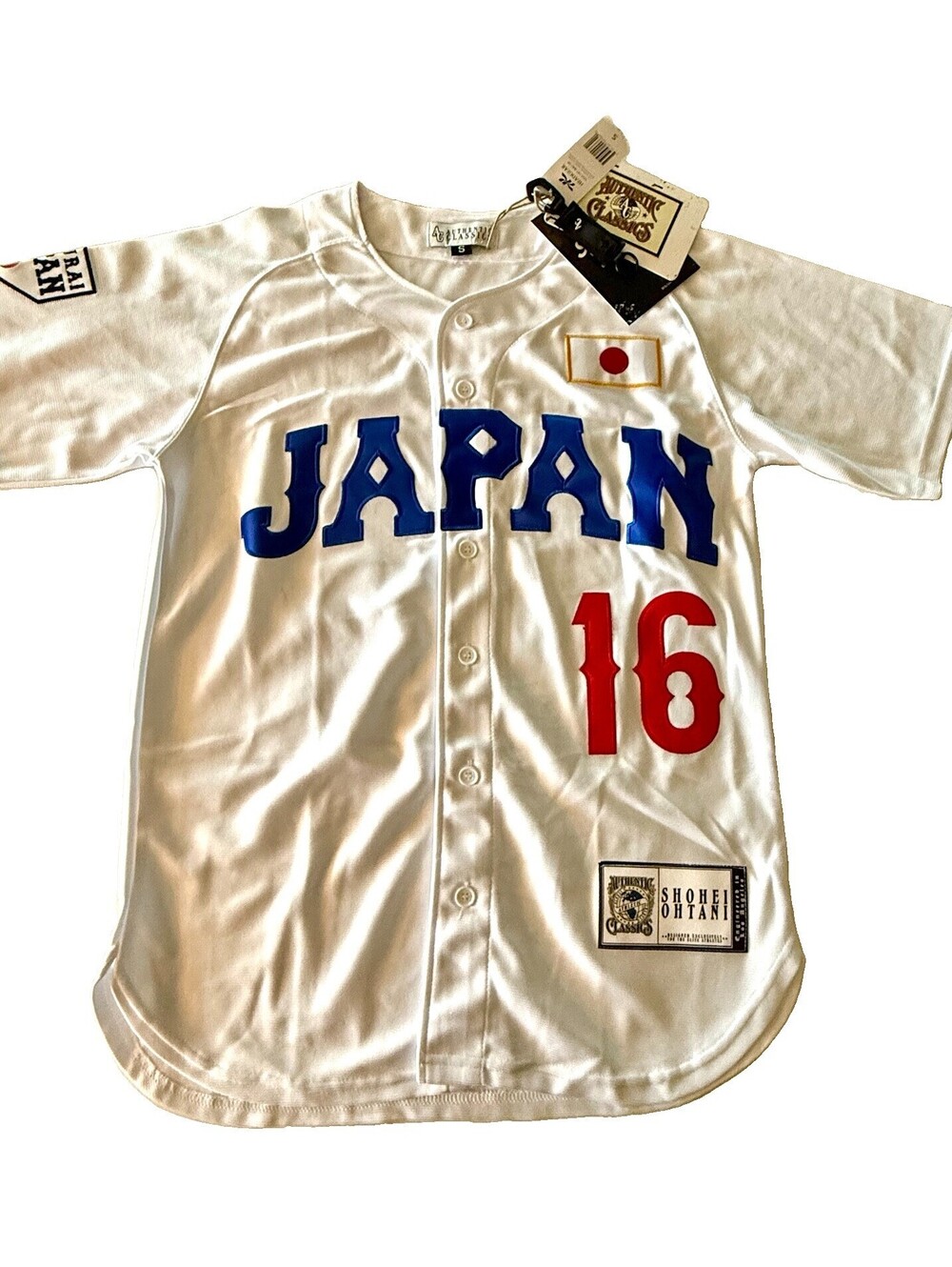 Headgear Classics Japan Baseball #16 Shohei Ohtani Style Jersey Blue Mens S LA